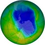 Antarctic Ozone 2011-11-19